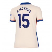 Echipament fotbal Chelsea Nicolas Jackson #15 Tricou Deplasare 2024-25 pentru femei maneca scurta